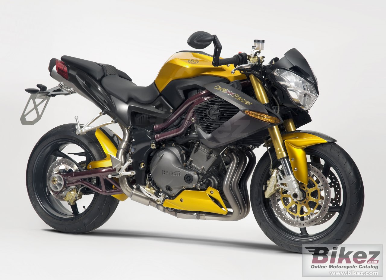 Big Benelli tnt 899 cafe racer picture and wallpaper from Bikez.com